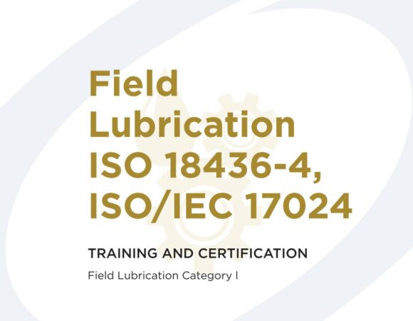 Khóa học Bôi trơn hiện trường ISO 18436-4 CAT I