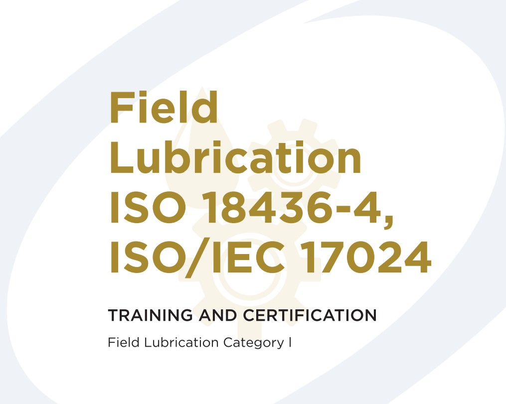 Khóa học Bôi trơn hiện trường ISO 18436-4 CAT I