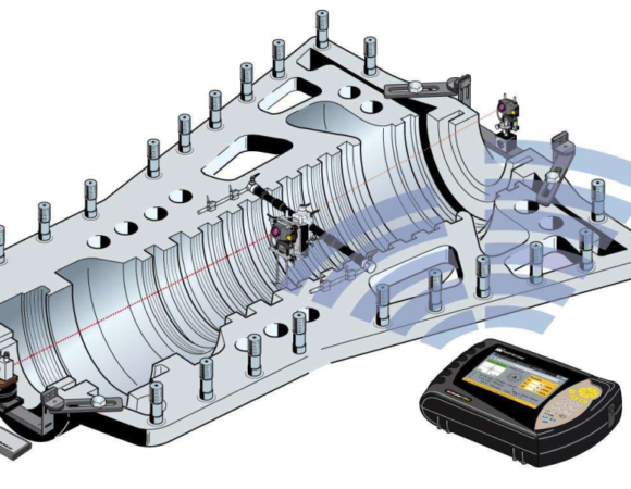 Cân chỉnh lỗ turbin, compressors, pumps bằng laser 1 tia